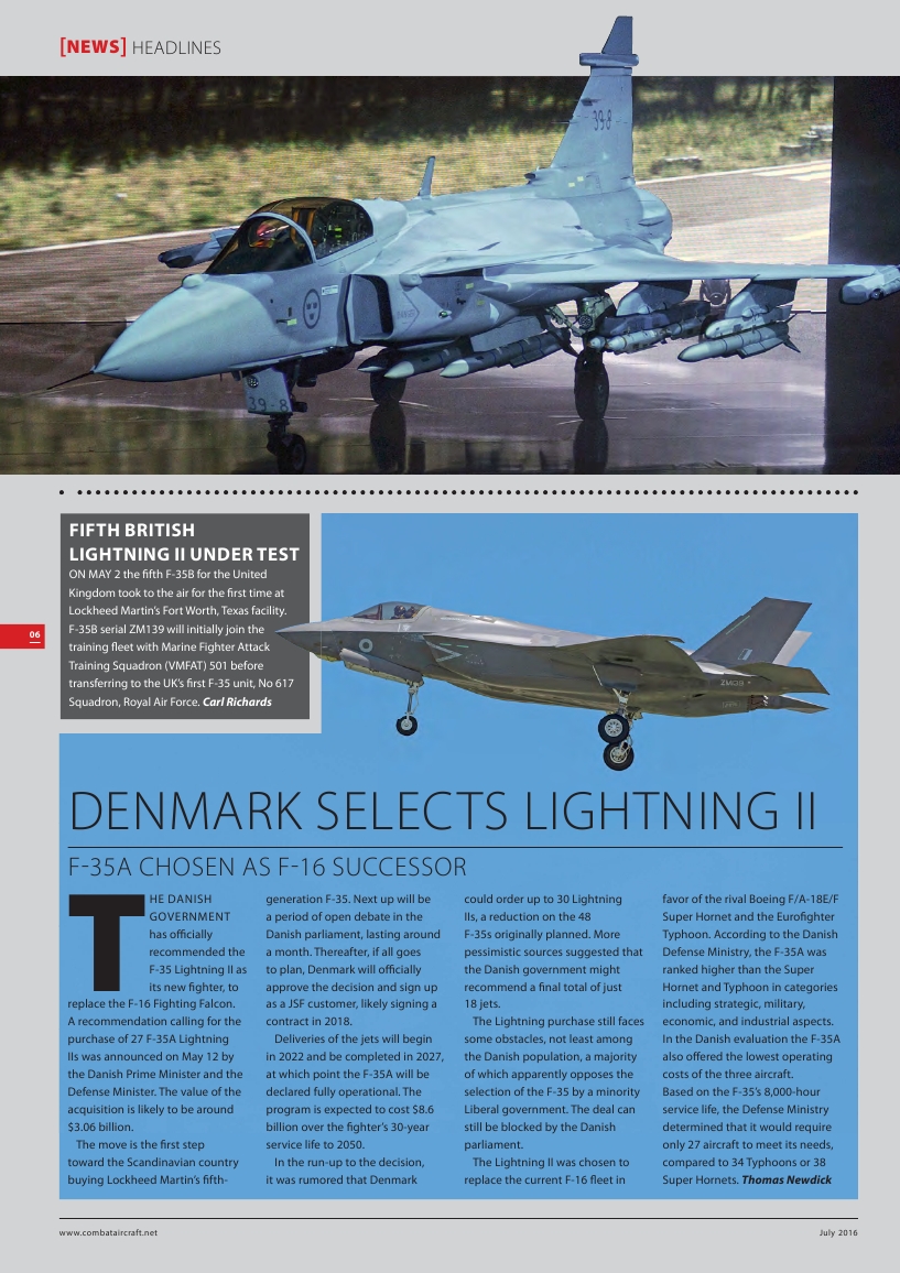 Combat Aircraft 2016-07